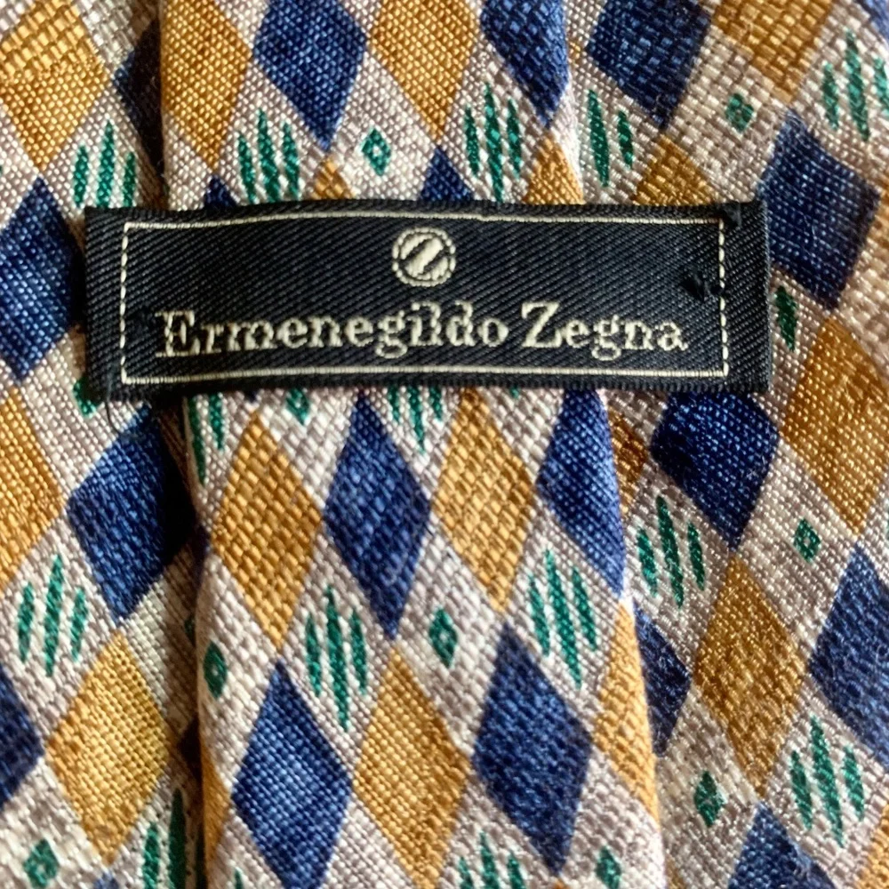 Vintage Ermenegildo Zegna Silk Ties Lot 2 | Made in Italy | Vintage